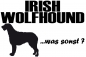 Preview: Aufkleber "Irish Wolfhound ...was sonst?"